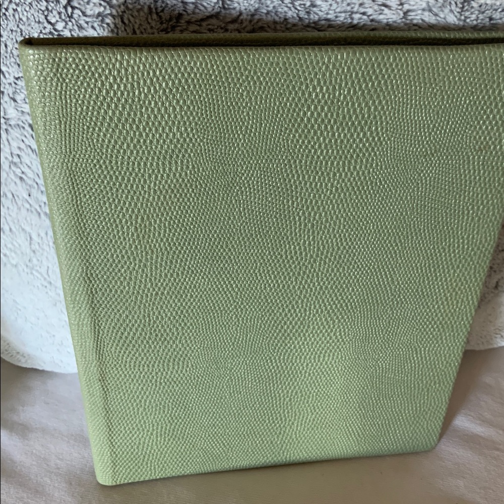 Green Textured Notebook